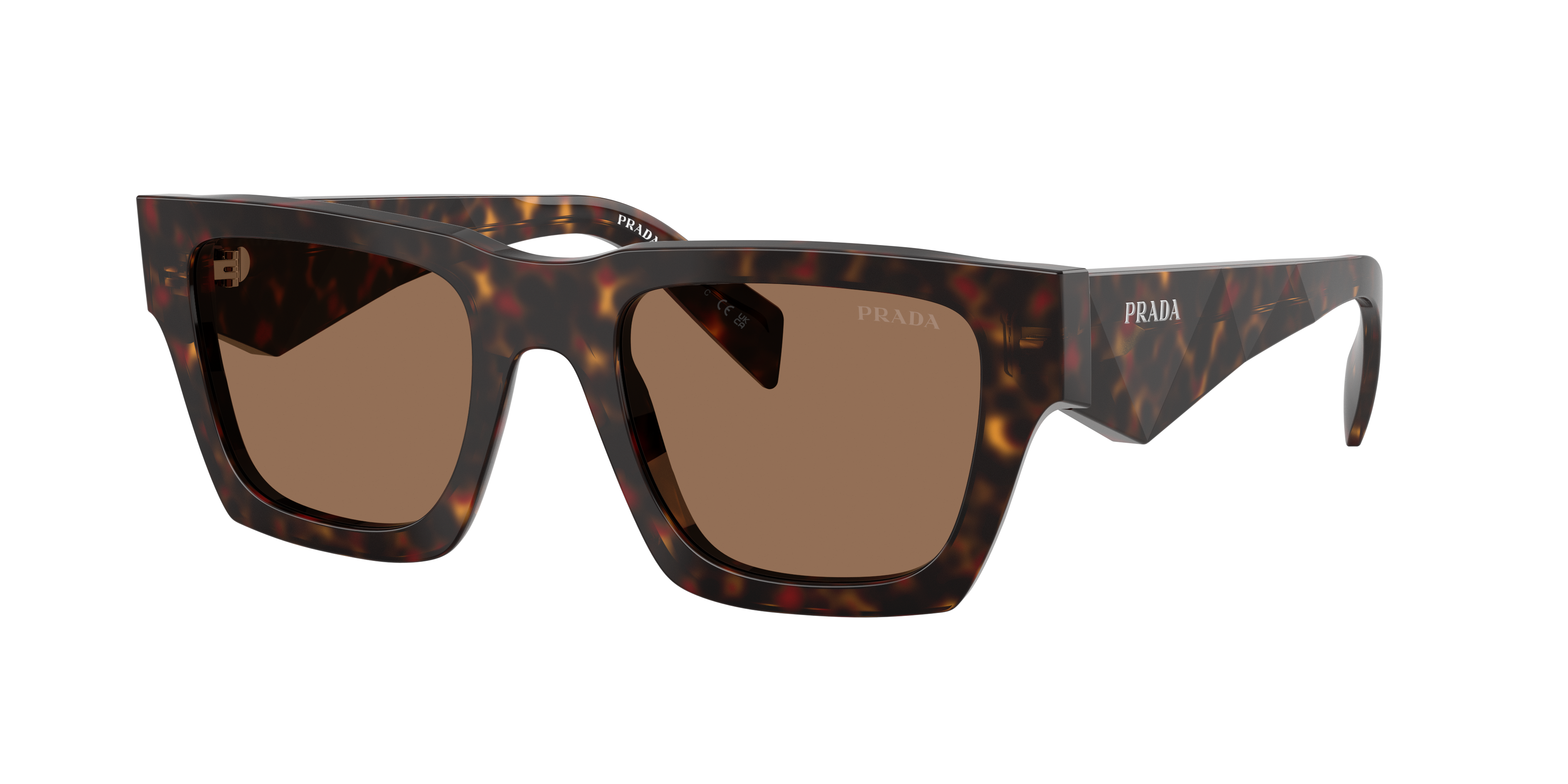 Prada PR A06S M (50 - 21) with Brown lenses and Tortoise frame