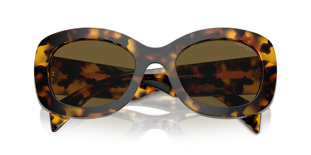 Prada PR A13S L (54 - 23) with Brown lenses and Tortoise frame