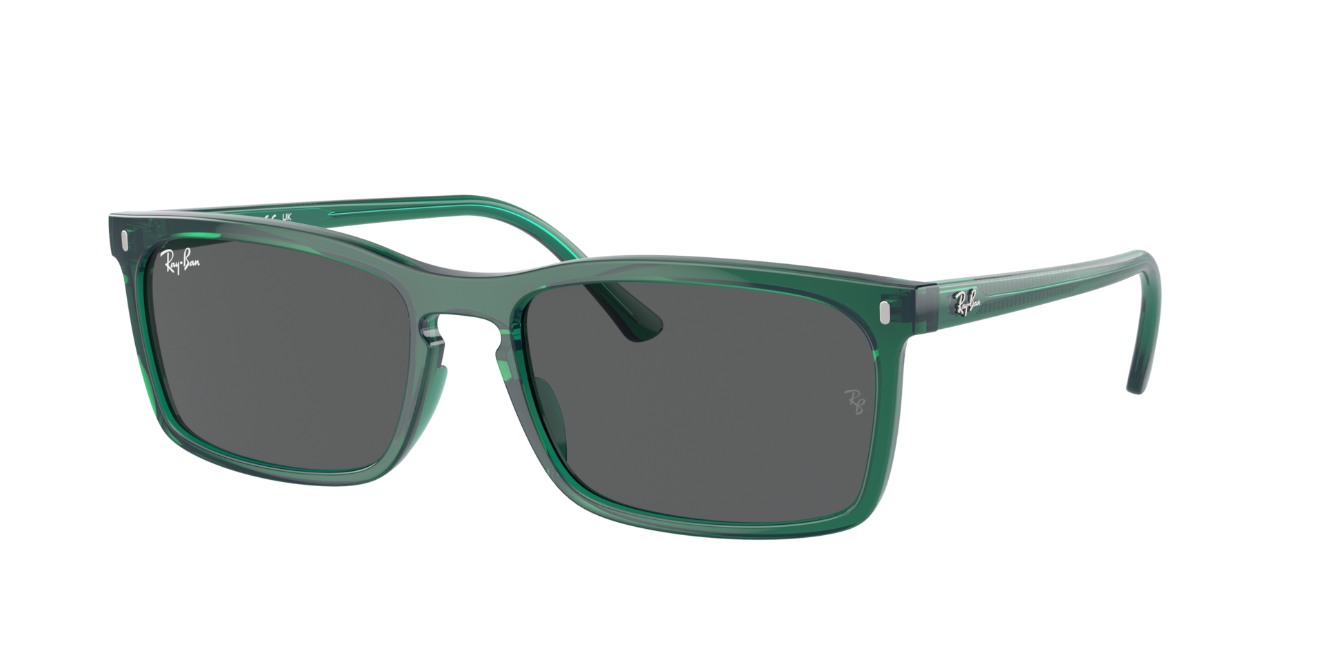 Ray-Ban Unisex Sunglass RB4435 -  Frame color: Transparent Green, Lens color: Dark Grey