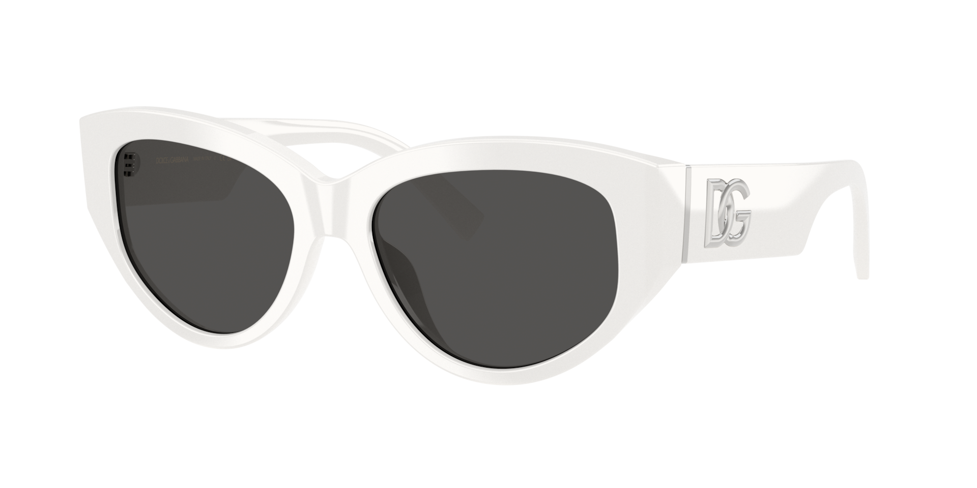 Dolce&Gabbana Woman Sunglass DG4514 -  Frame color: White, Lens color: Dark Grey