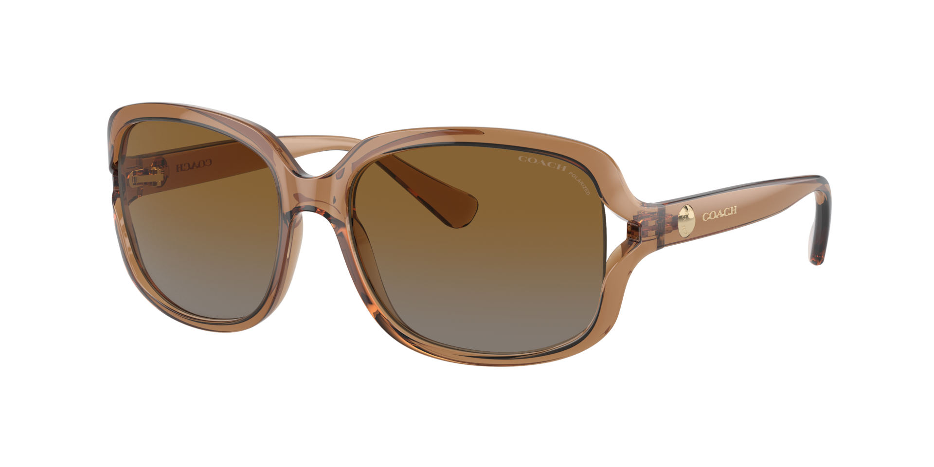 Coach L149 S (57 - 16) with Brown lenses and Brown frame