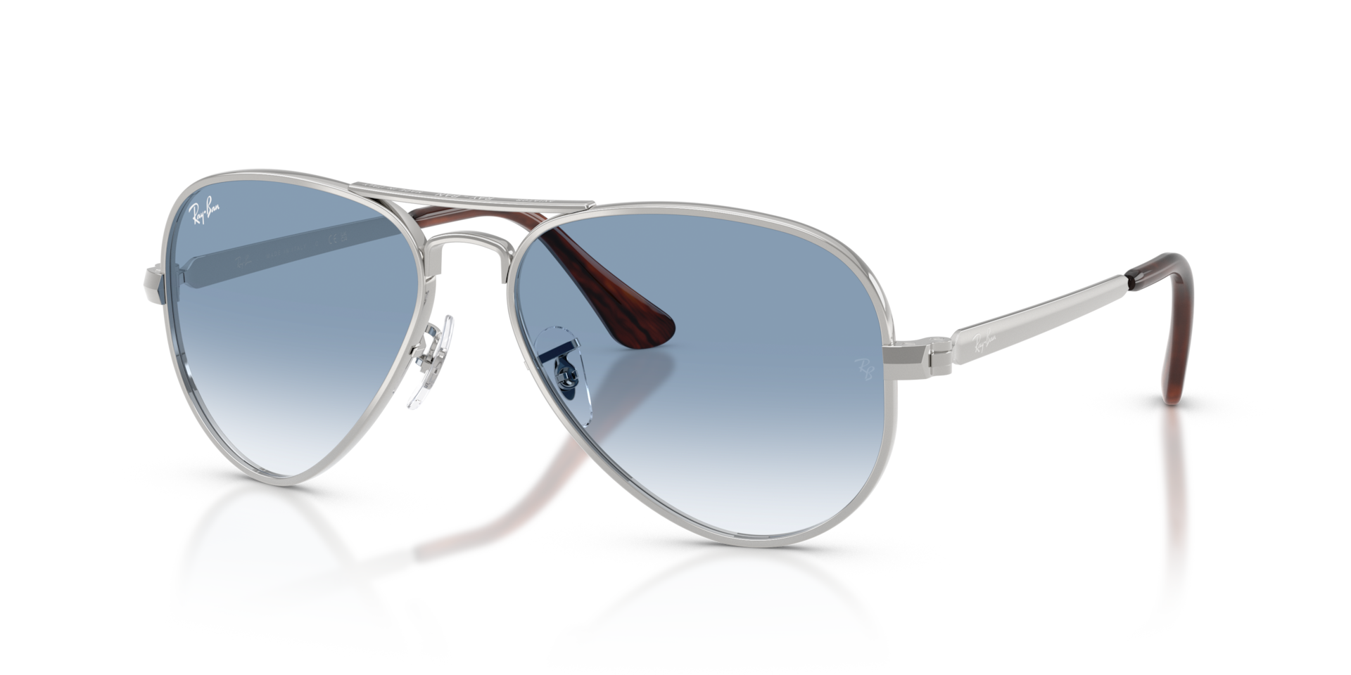 Ray-Ban AVIATOR MAX XXL (62 - 16) with Blue lenses and Silver