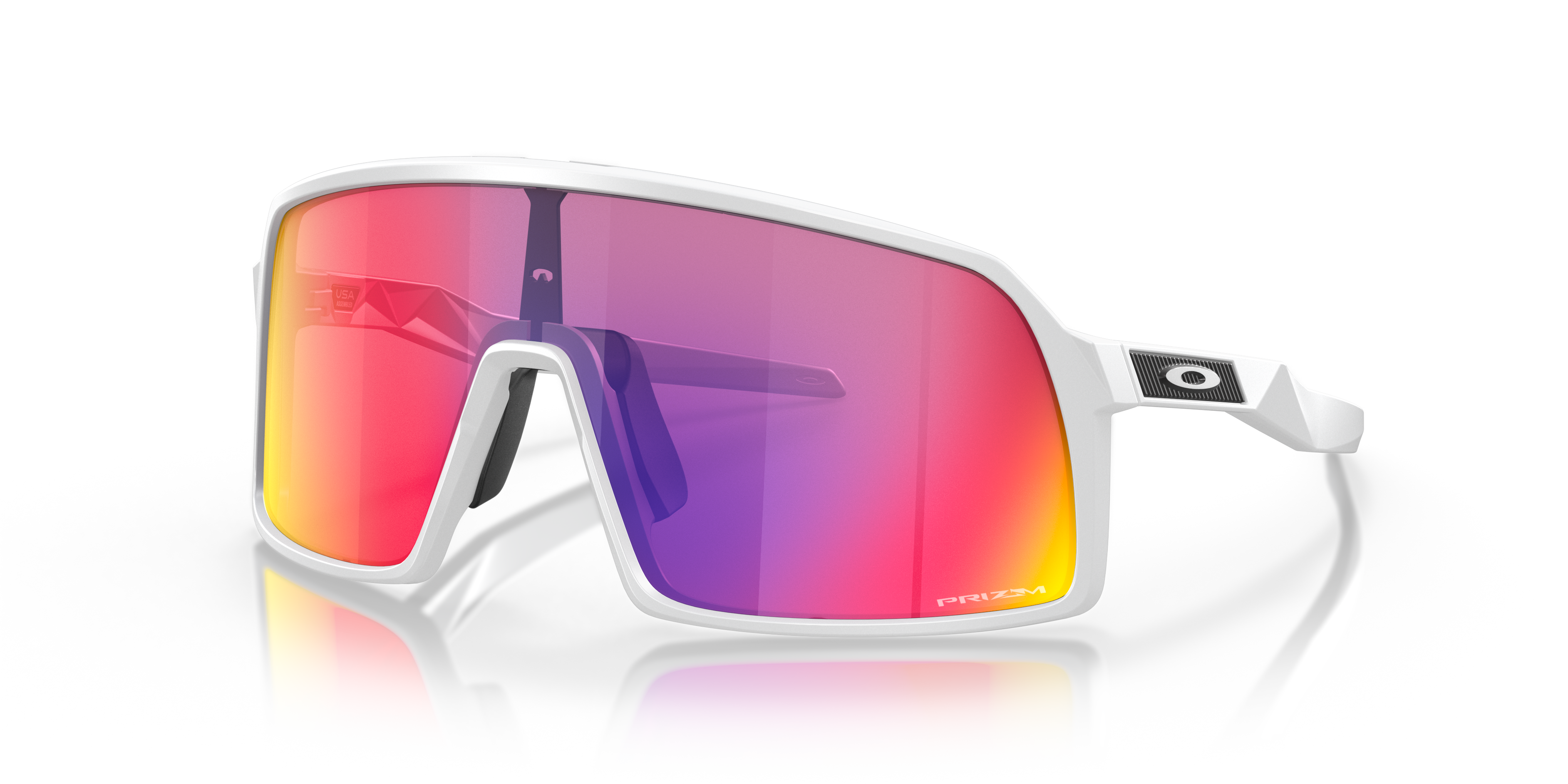 Oakley Sutro S S (0 - 128) with Violet lenses and White frame