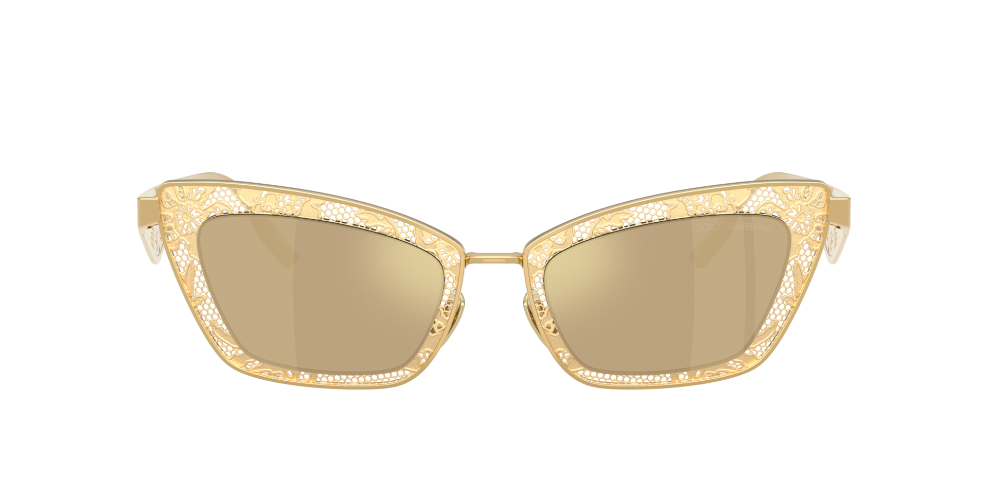 Dolce&Gabbana DG2311 XXL (51 - 20) with Gold lenses and Gold frame