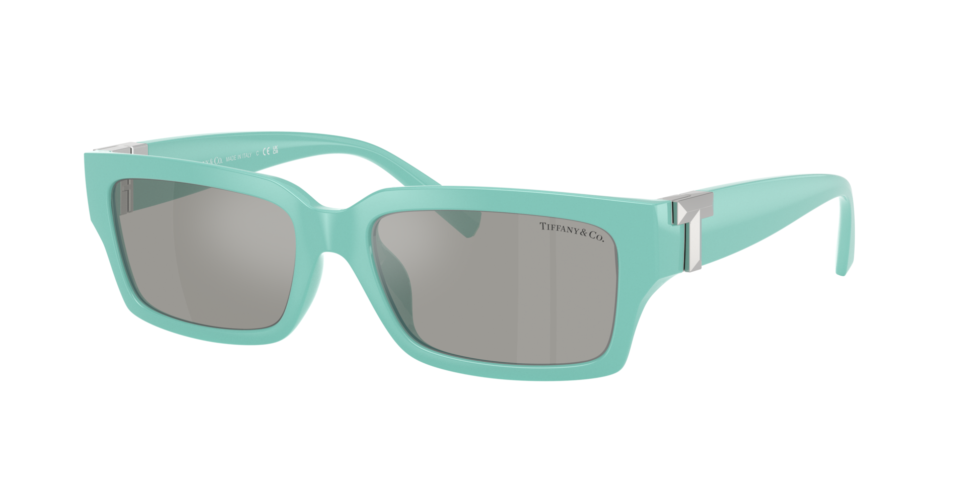 Tiffany & Co. Unisex Sunglass TF4226U -  Frame color: Tiffany Blue, Lens color: Light Grey Mirror Silver