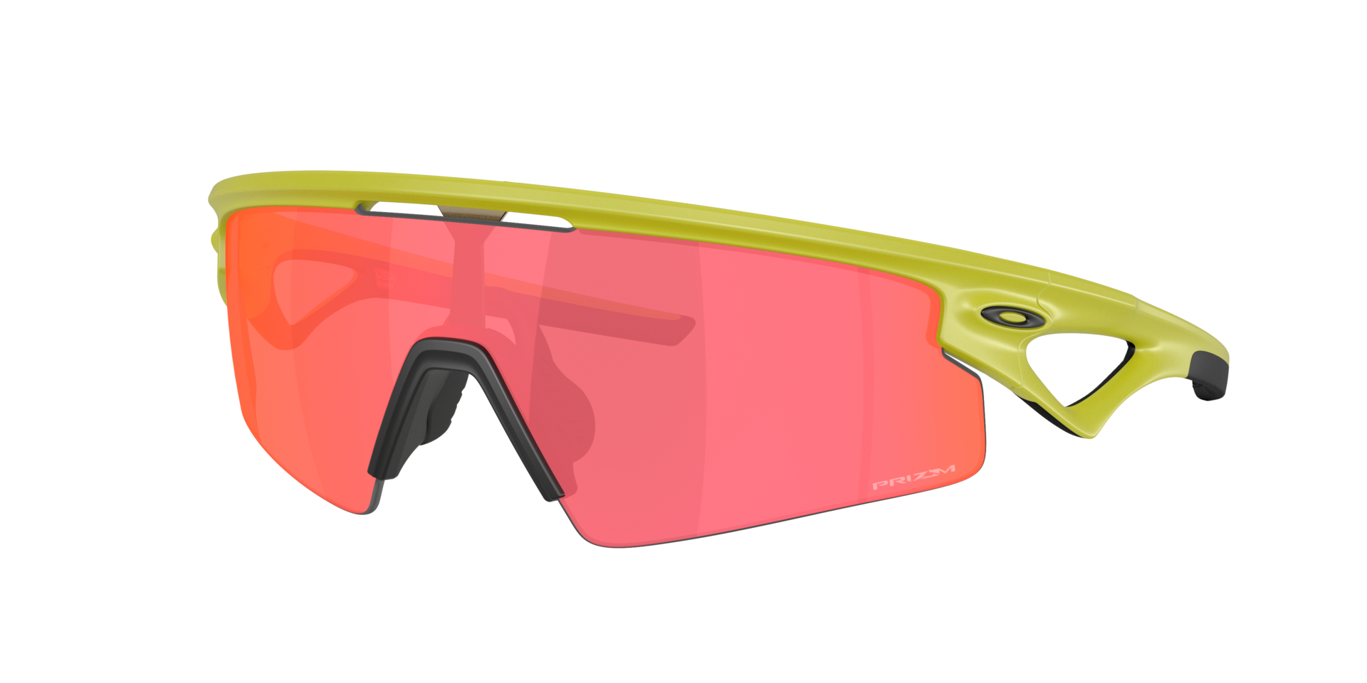 Oakley Unisex Sunglass Sphaera™ Strike - Couleur du Monture: Matte Cactus, Couleur de Lentille: Prizm Trail Torch