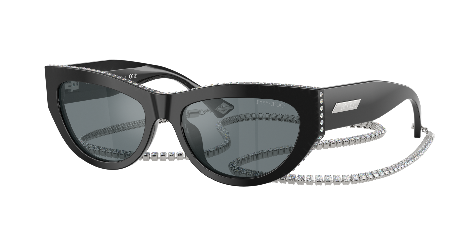 Jimmy Choo Woman Sunglass JC5034BU -  Frame color: Black, Lens color: Grey Mirror Black