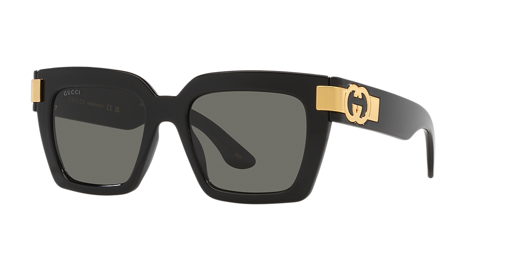 Gucci GG1689S M (54 - 19) with Grey lenses and Black frame