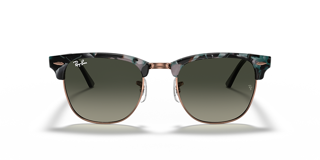 Ray-Ban Clubmaster Fleck L (51 - 21) with Grey lenses and Grey