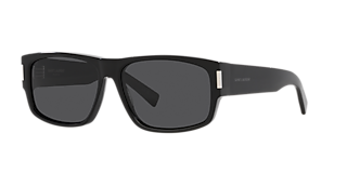 Saint Laurent SL 572 S (50 - 22) with Grey lenses and Black  display picture 2