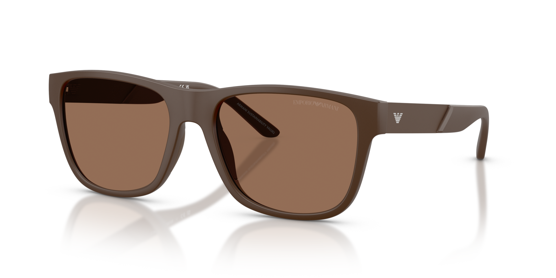 Emporio Armani EA4243 XL (56 - 18) com Lentes Marrom e Armação
