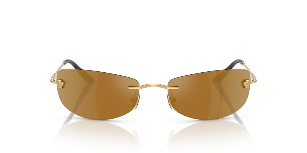 Versace VE2279 XL (60 - 18) with Copper lenses and Gold frame