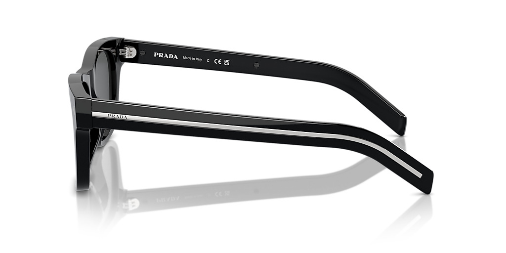 Prada PR A17SF XL (55 - 18) with Grey lenses and Black frame