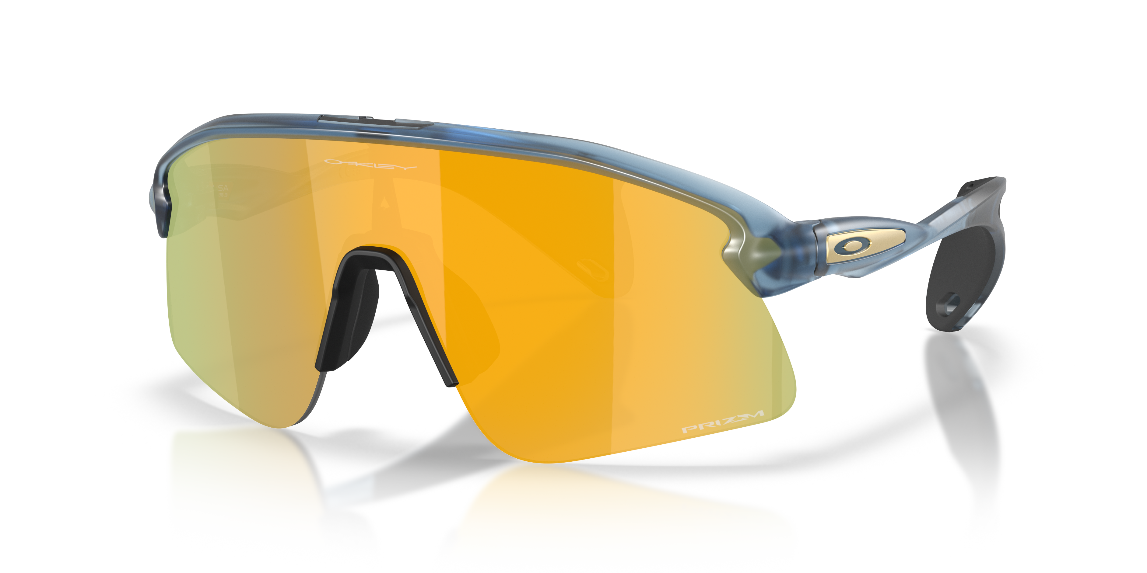 Oakley Stunt Devil S M (0 - 136) with Gold lenses and Blue frame