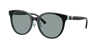 Tiffany & Co. TF4251 M (56 - 16) with Blue lenses and Black frame