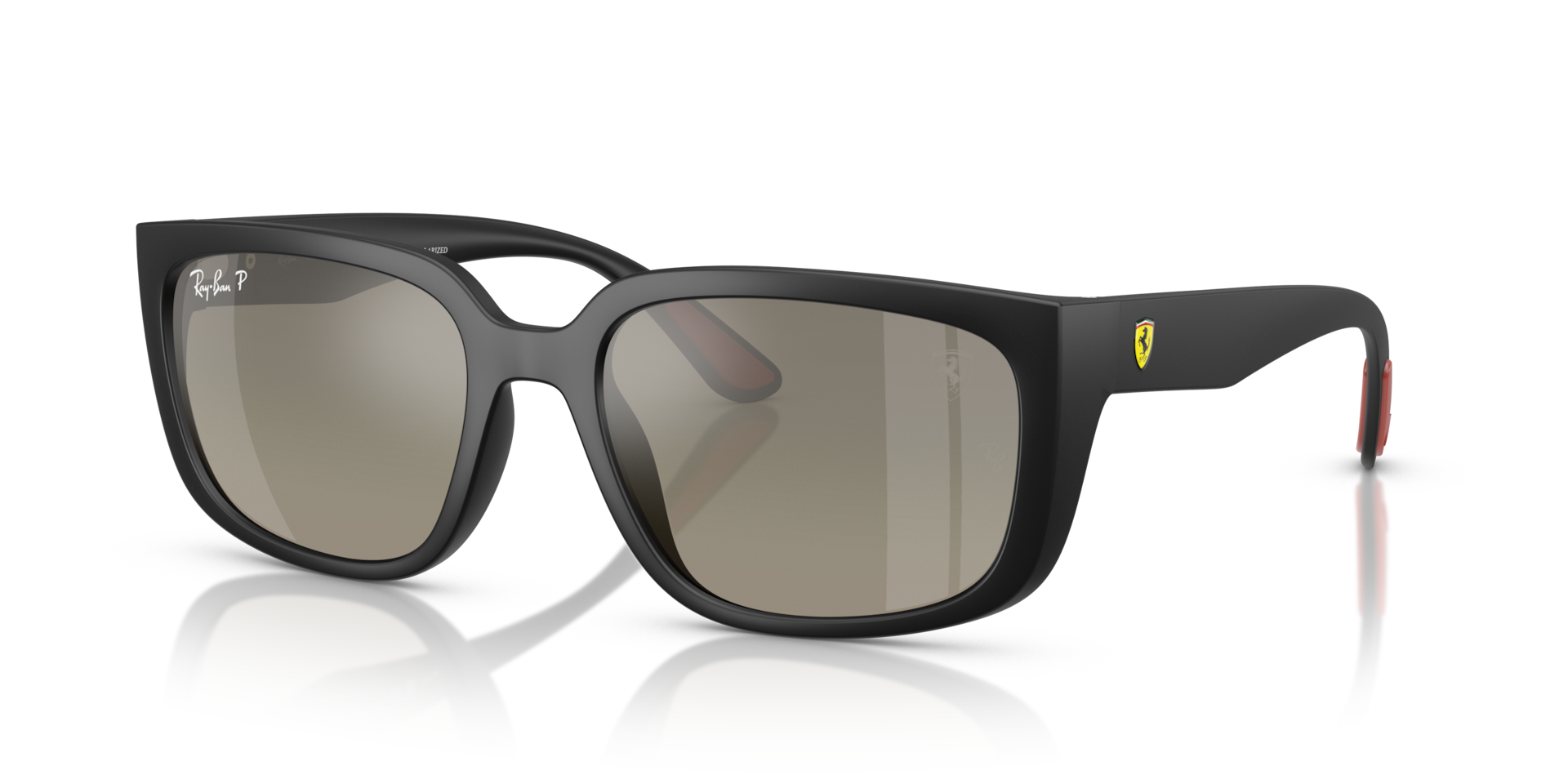 Ray-Ban RB4443M Scuderia Ferrari Collection Polarized+ Lenses XL