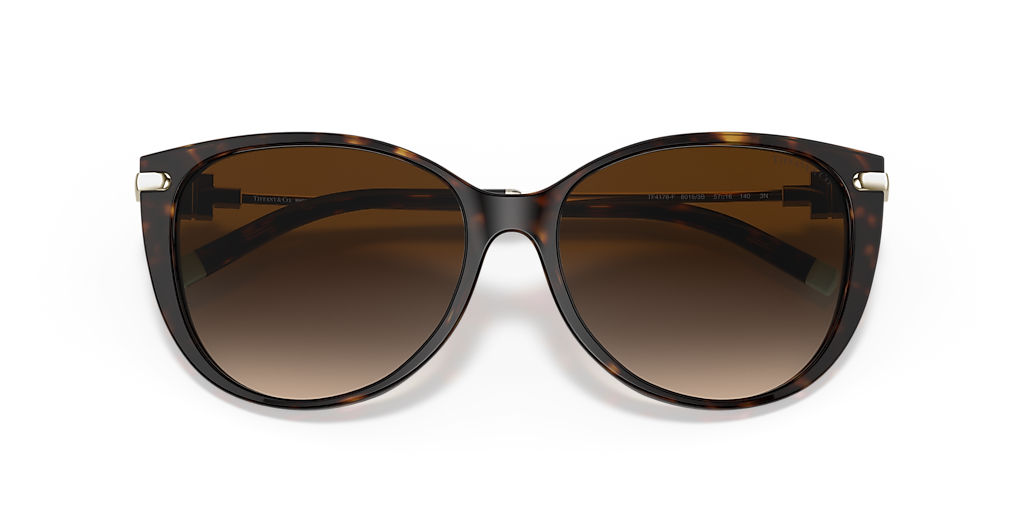 Tiffany & Co. TF4178F XL (57 - 16) with Brown lenses and Tortoise