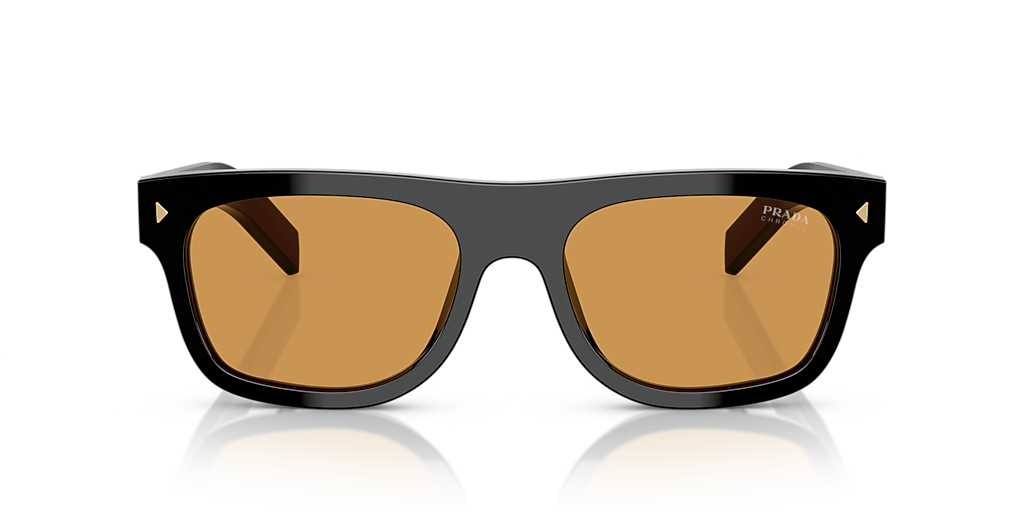 Prada PR B12S L (55 - 19) with Brown lenses and Black frame