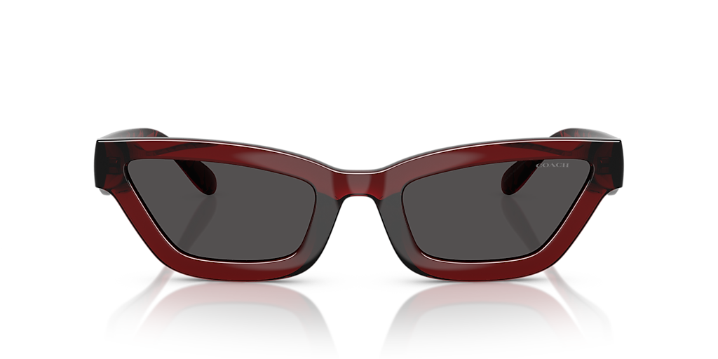Coach CAD28 XL (55 - 23) with Grey lenses and Red frame | Sunglass