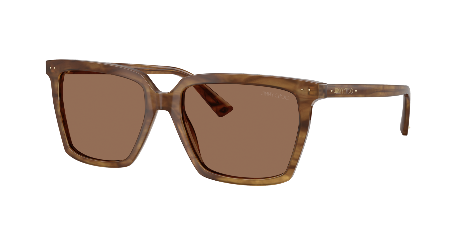 Jimmy Choo Femme Sunglass JC5051 - Couleur du Monture: Havana marron, Couleur de Lentille: Marron foncé