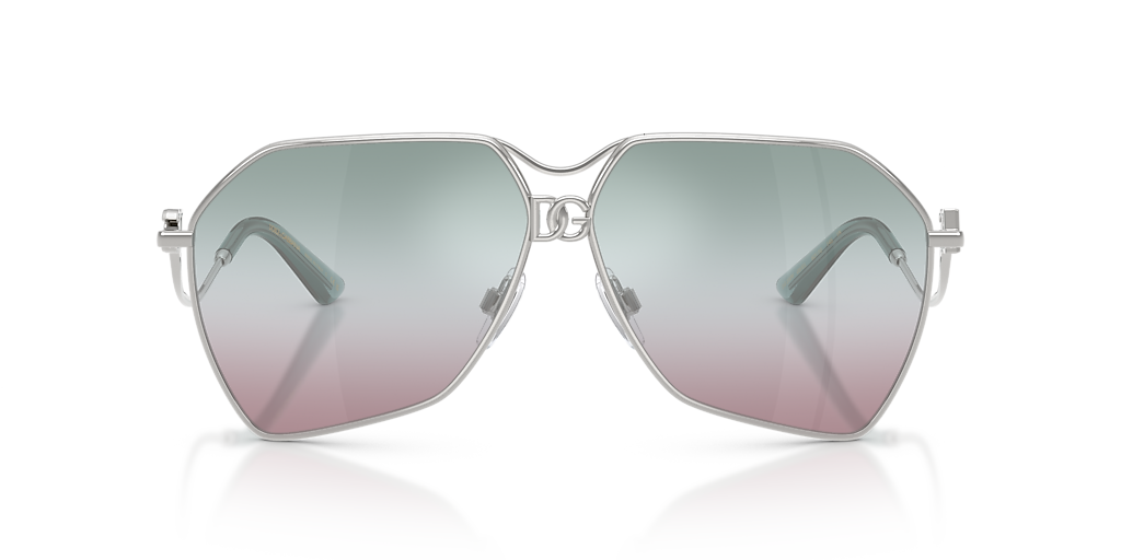 Dolce&Gabbana DG2326 XXL (62 - 10) with Pink lenses and Silver