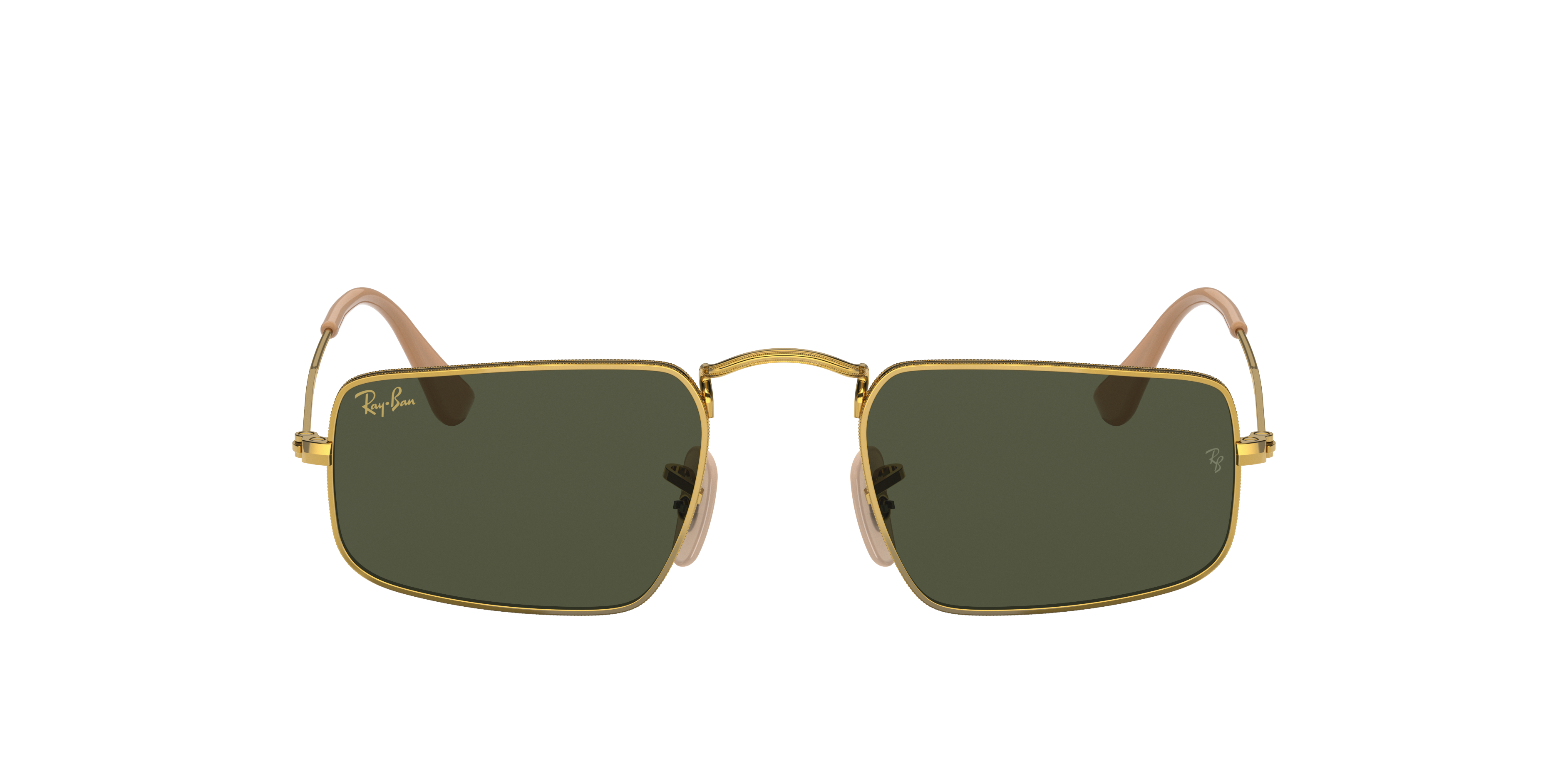 Ray-Ban Julie S (49 - 20) with Green lenses and Gold frame