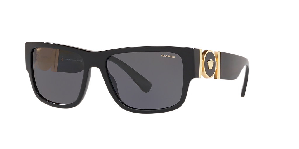 Versace VE4369 XL (58 - 17) with Grey lenses and Black frame