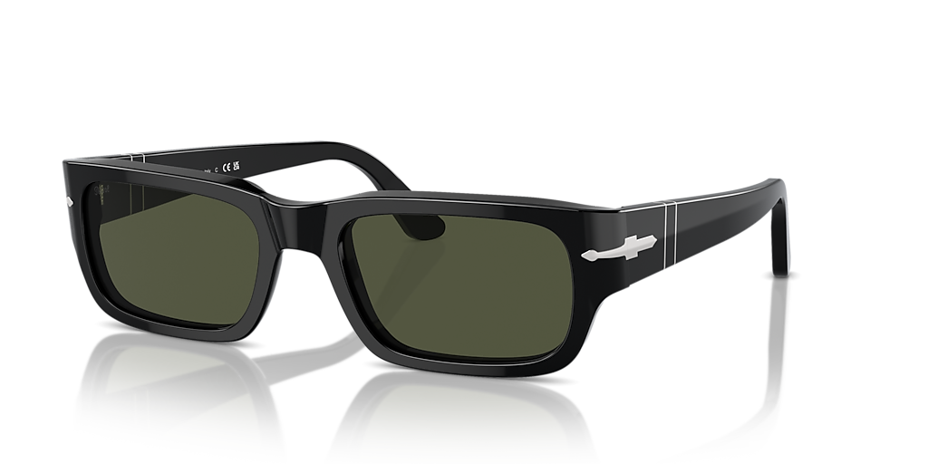 Persol Adrien XL (58 - 20) with Green lenses and Black frame