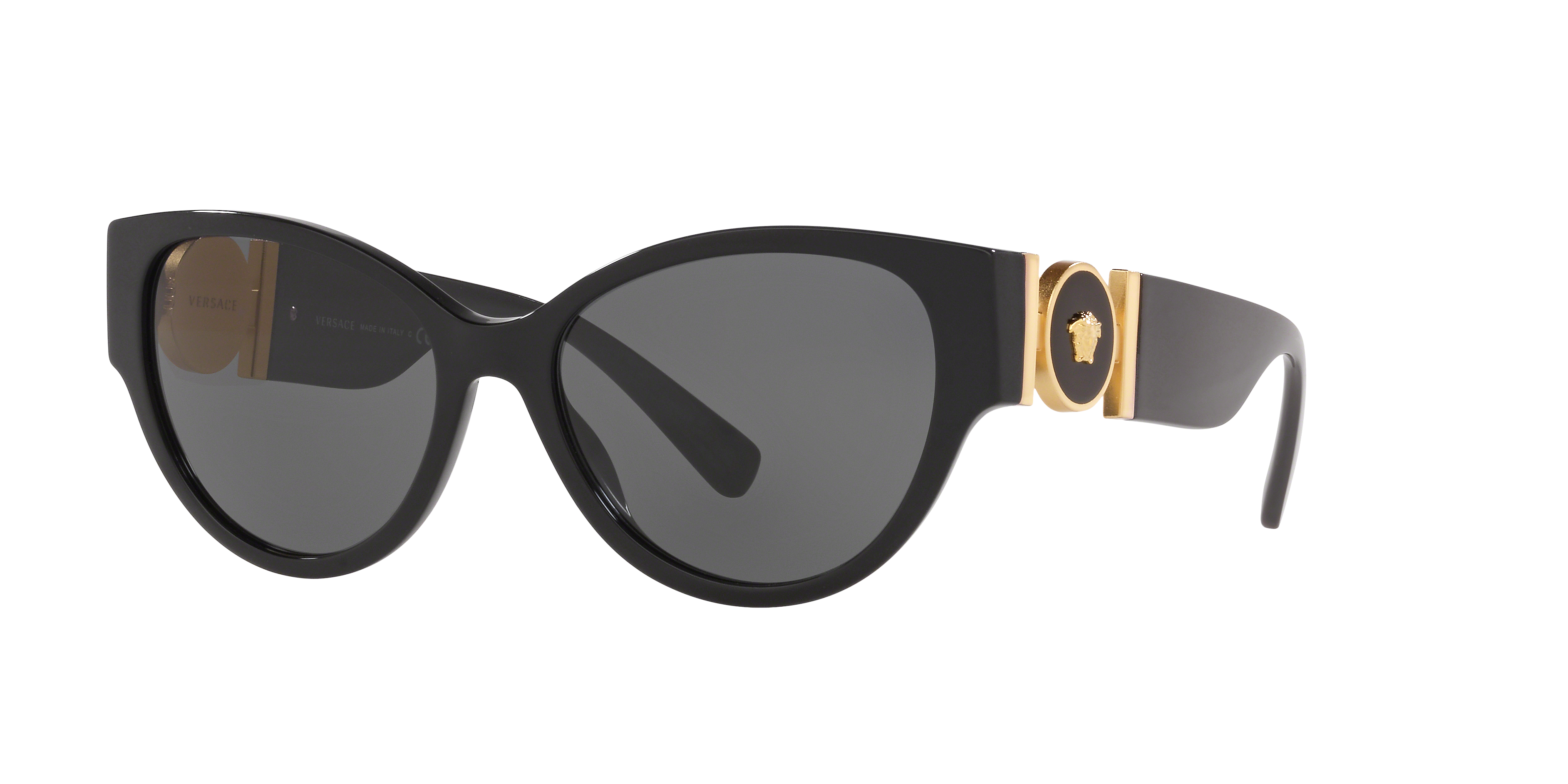 Versace VE4368 L (56 - 17) with Grey lenses and Black frame