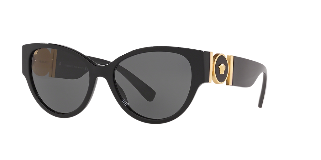 Versace VE4368 L (56 - 17) with Grey lenses and Black frame