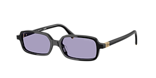 ミュウミュウ Miu Miu MU 04ZS S (50 - 18) com Lentes Marrom e Armação Tartaruga