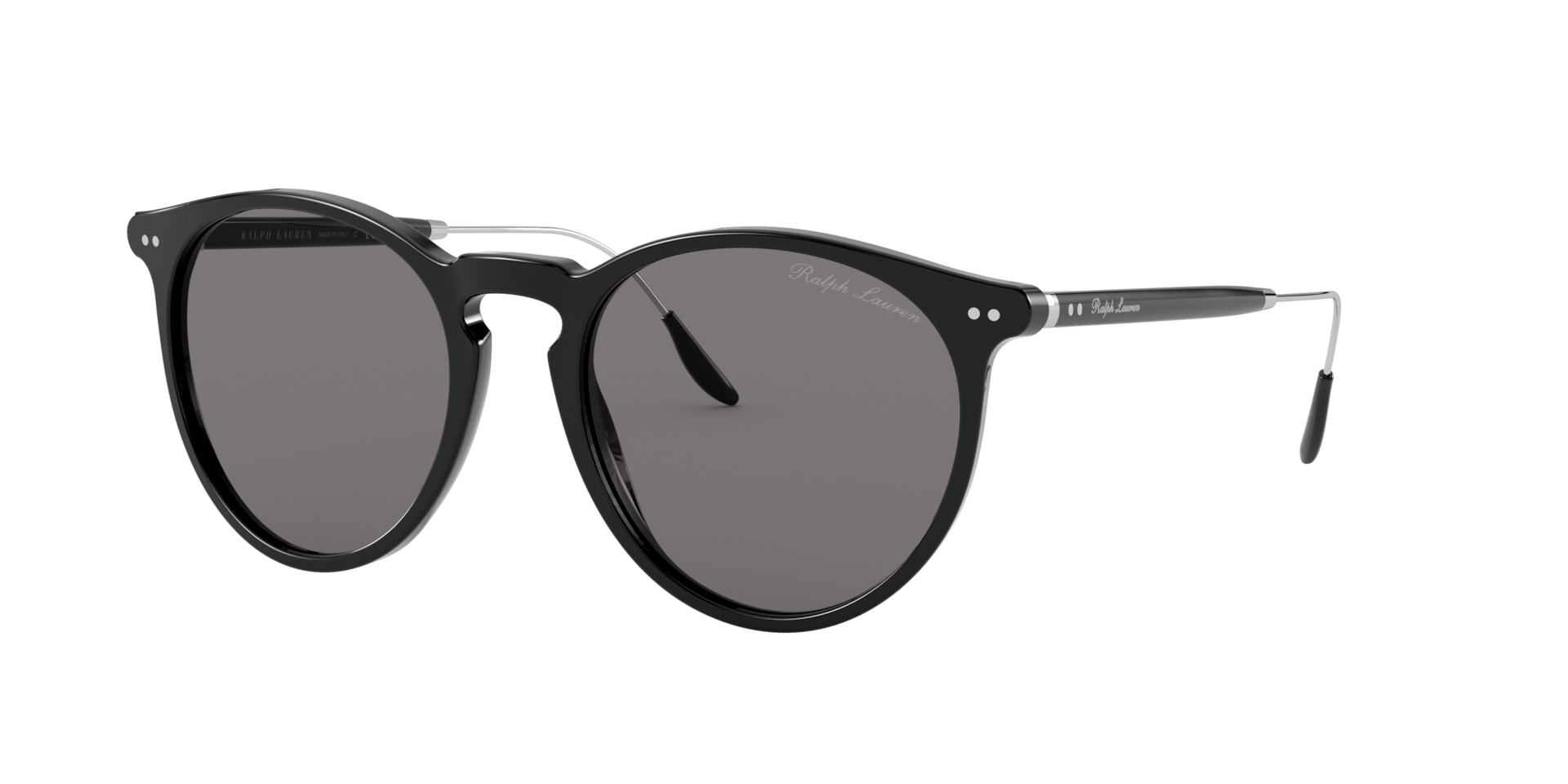 Ralph Lauren Man Sunglass RL8181P -  Frame color: Shiny Black, Lens color: Grey