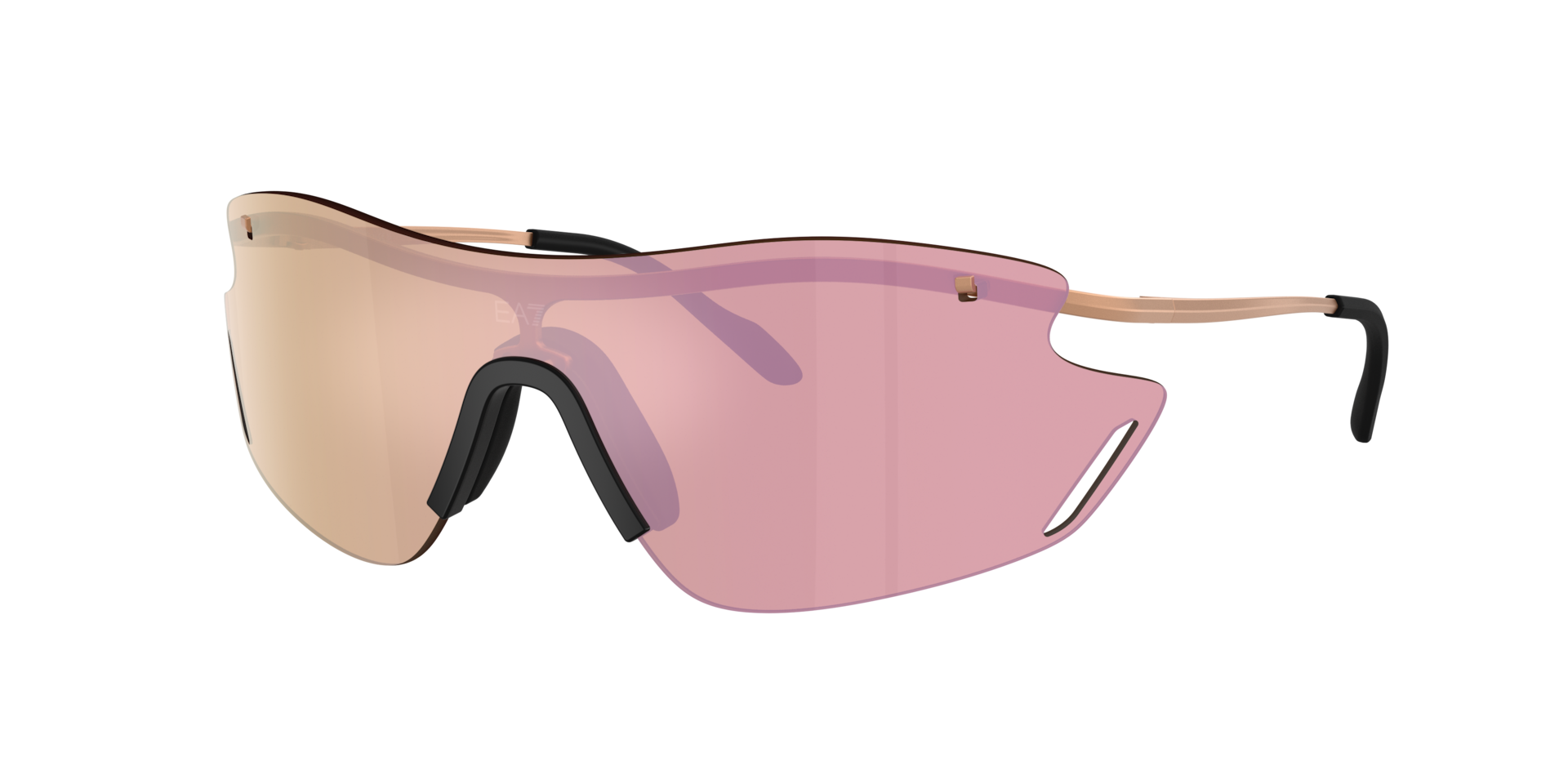 EA7 Homme Sunglass Q72001 - Couleur du Monture Bronze mat Couleur de Lentille Miroir Marron fonc et Or rose 208 €