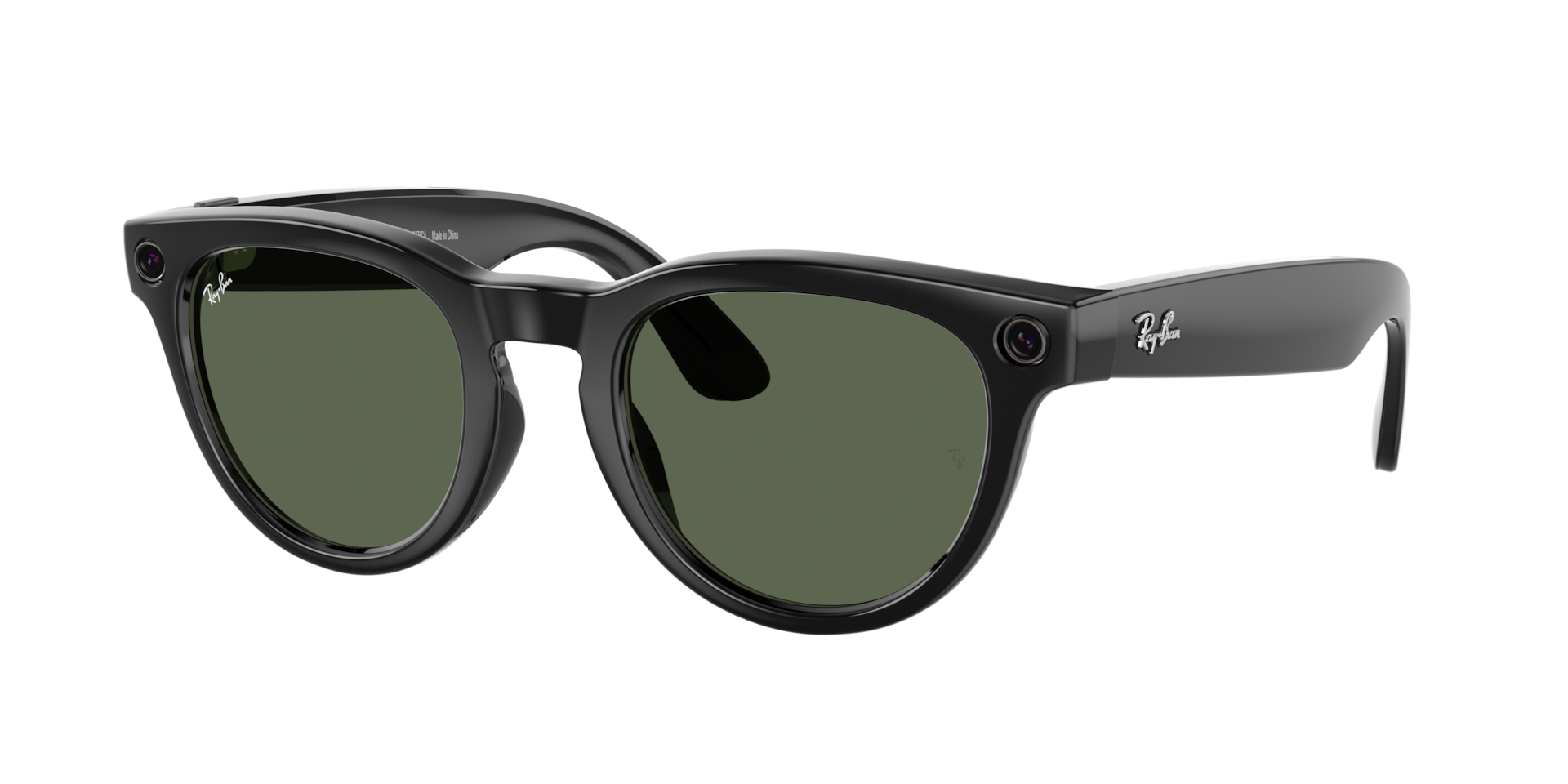 RayBan Unisex RayBan Meta Low Bridge Fit Headliner Frame color Black Lens color G15 Green RayBan Unisex RayBan Meta Low Bridge Fit Headliner Frame color Black Lens color G15 Green