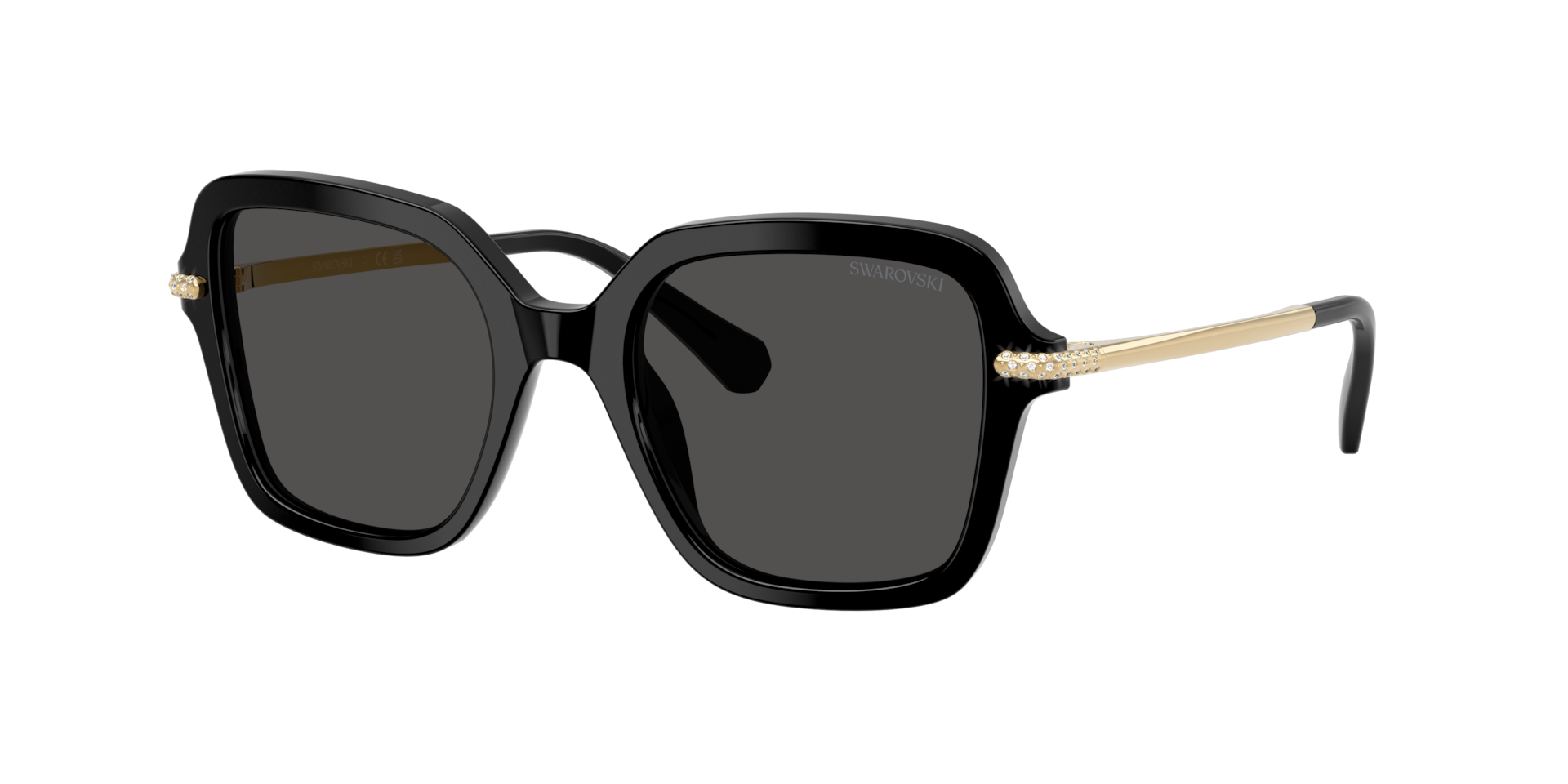 Swarovski Femme Sunglass SK6040 - Couleur du Monture Noir Couleur de Lentille Gris fonc 195 €
