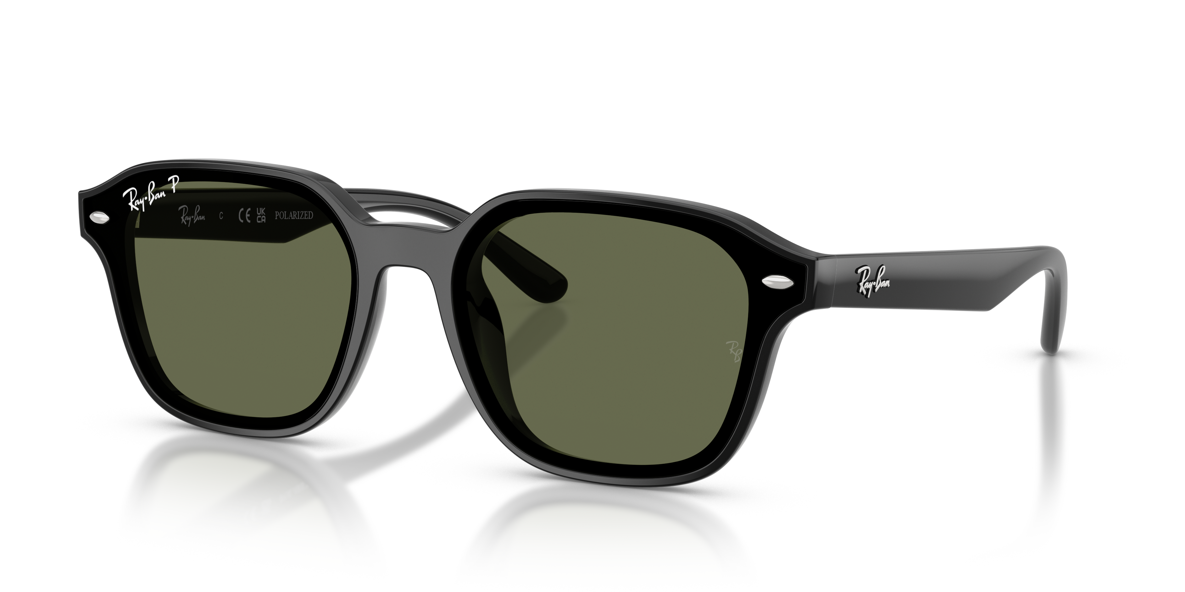 ゴルフコンペ景品余り！レイバン RB4458D 601/87 RAYBAN Ray-Ban RB4458D XL (65 - 18) with Green lenses and Black frame