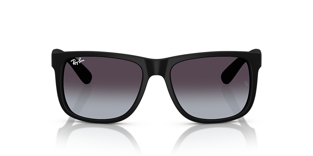 Ray-Ban Justin Classic S (54 - 16) with Grey lenses and Black