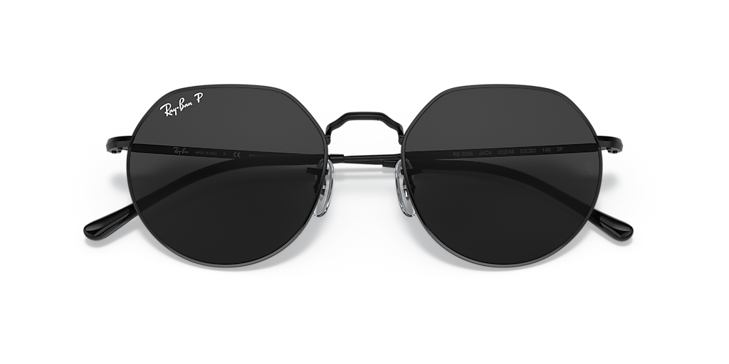 Ray-Ban Jack L (53 - 20) with Black lenses and Black frame