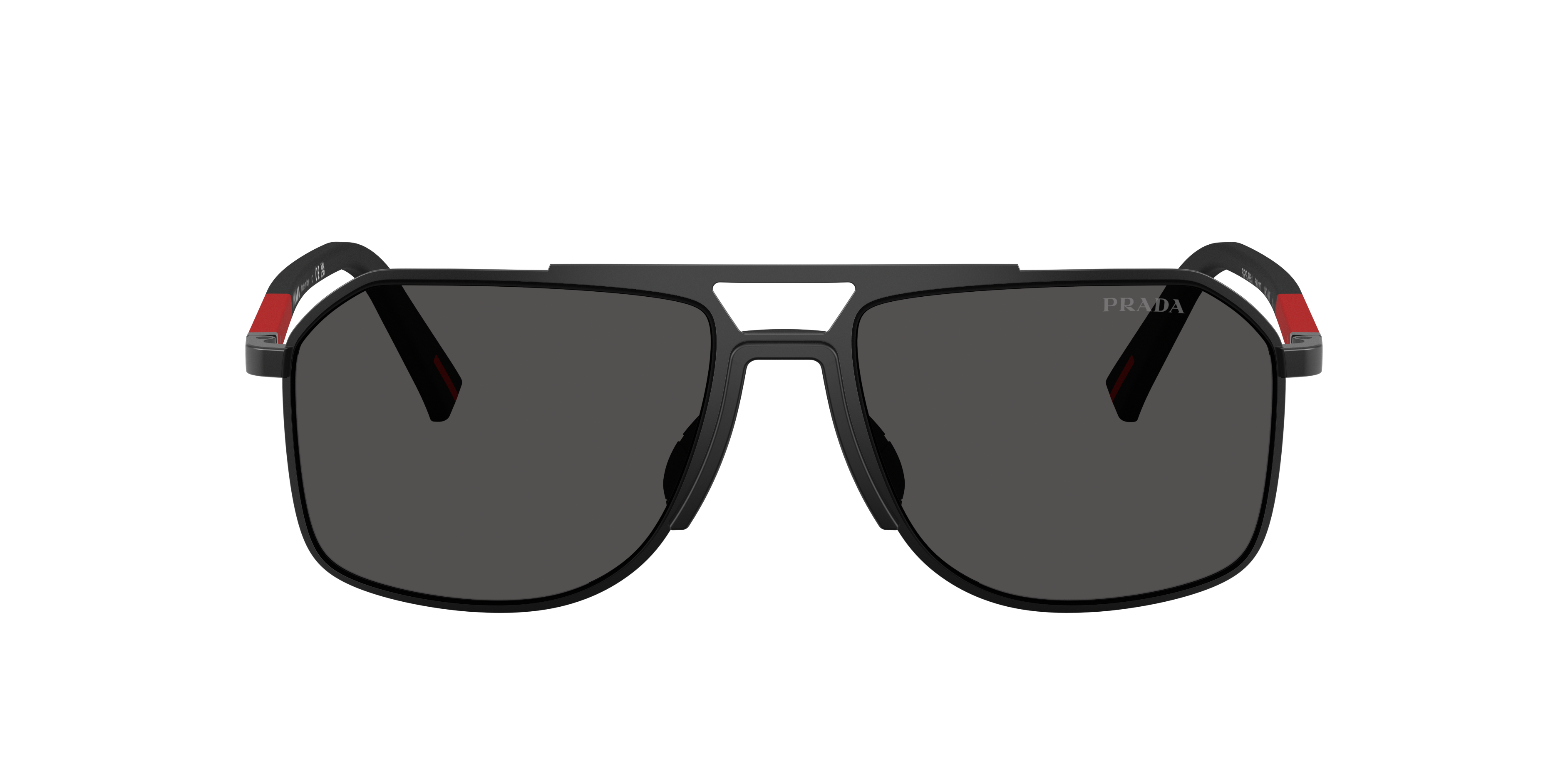 Prada Linea Rossa PS B51S L (56 - 17) with Grey lenses and Black