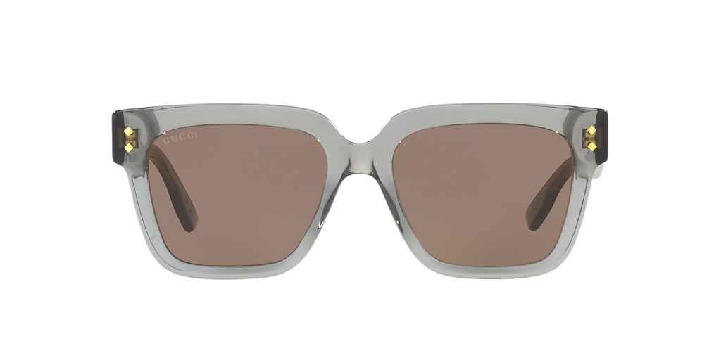 Gucci GG1084S S (54 - 18) with Brown lenses and Grey frame