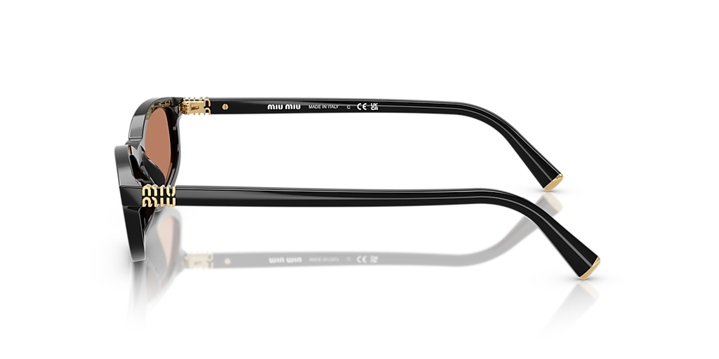 miu miu サングラス Miu Miu MU A06S S (54 - 17) with Brown lenses and Black frame