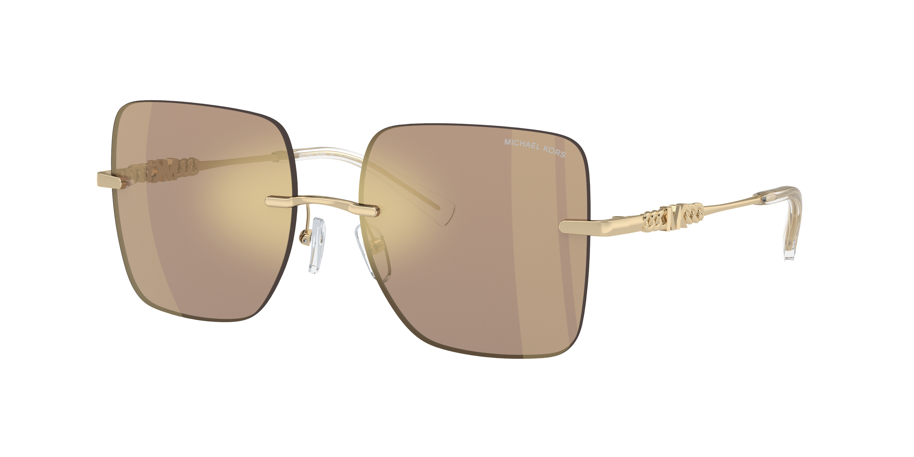 Michael Kors Woman Sunglass Québec -  Frame color: Brown Mirror, Lens color: Brown Mirror