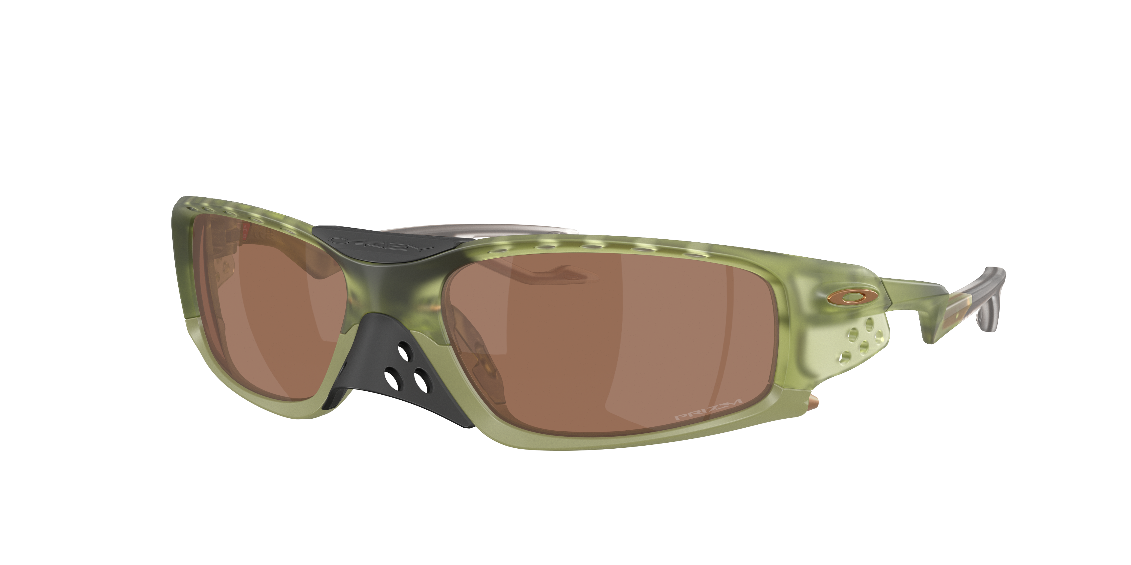 Oakley Unisex Sunglass OO9529 Plantaris SQ -  Frame color: Transparent Fern, Lens color: Prizm Tungsten
