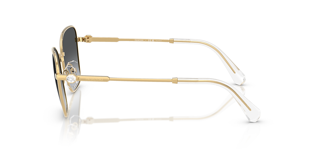 Swarovski SK7029 XL (58 - 19) with Grey lenses and Gold frame