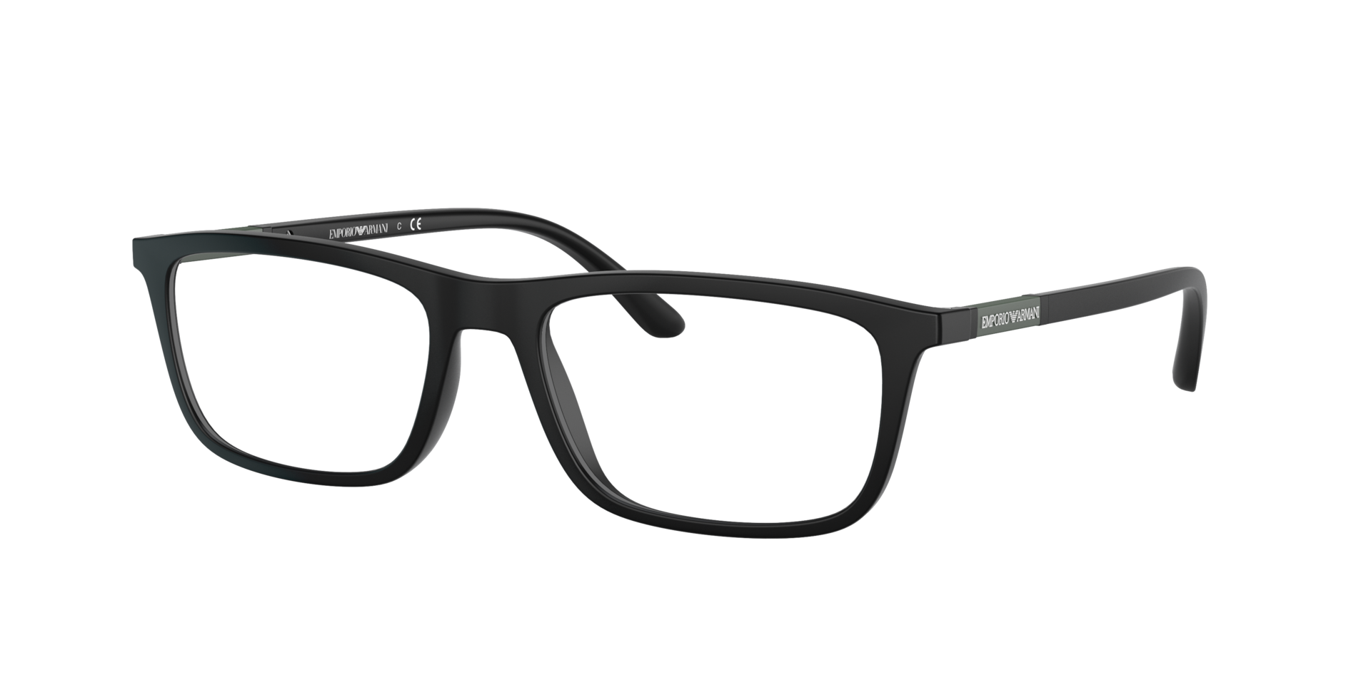 Emporio Armani Mann Sunglass EA4160 - Rahmenfarbe: Matt Schwarz, Linsenfarbe: Klar