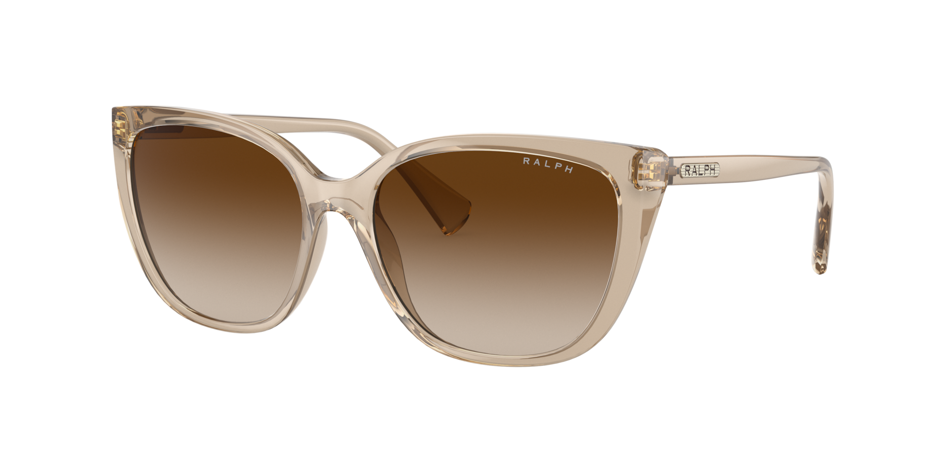Ralph Femme Sunglass RA5274 - Couleur du Monture Marron transparent brillant Couleur de Lentille Dgrad Marron 98 €