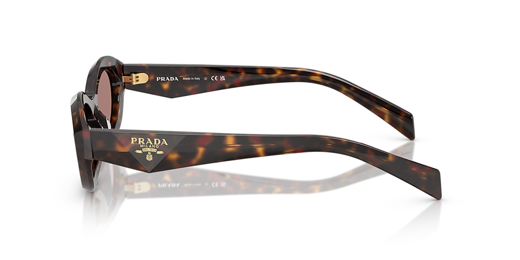 Prada PR 26ZS M (55 - 16) with Brown lenses and Tortoise frame