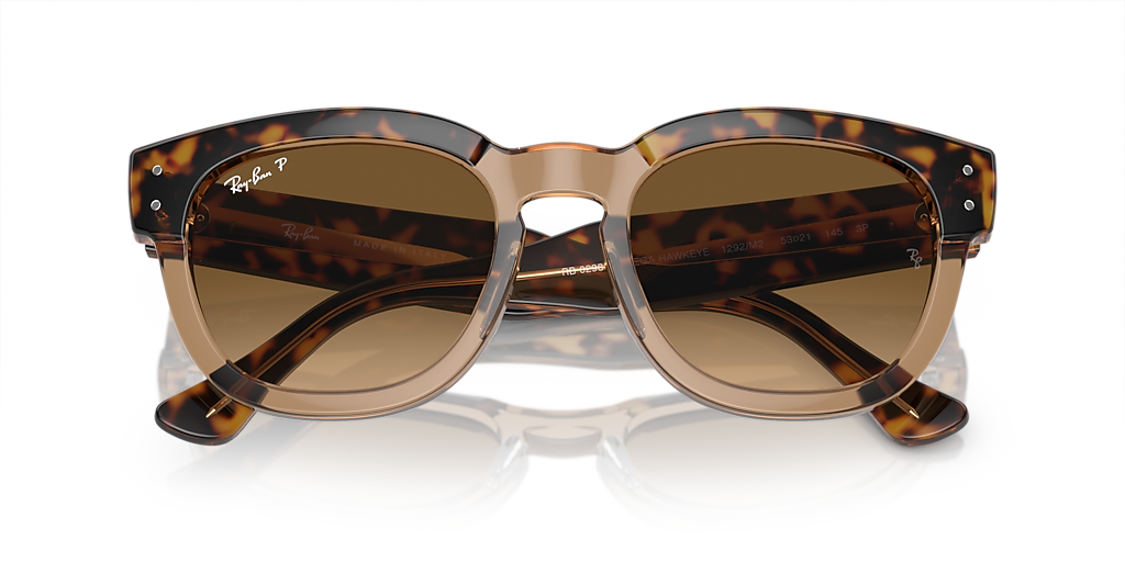 Ray-Ban Mega Hawkeye L (53 - 21) with Brown lenses and Tortoise