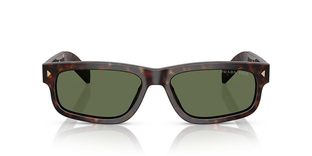 Prada PR B11S L (57 - 17) with Green lenses and Tortoise  display picture 3