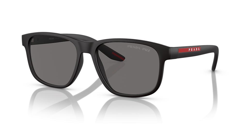 Prada Linea Rossa PS 06YS XL (56 - 17) with Grey lenses and Black